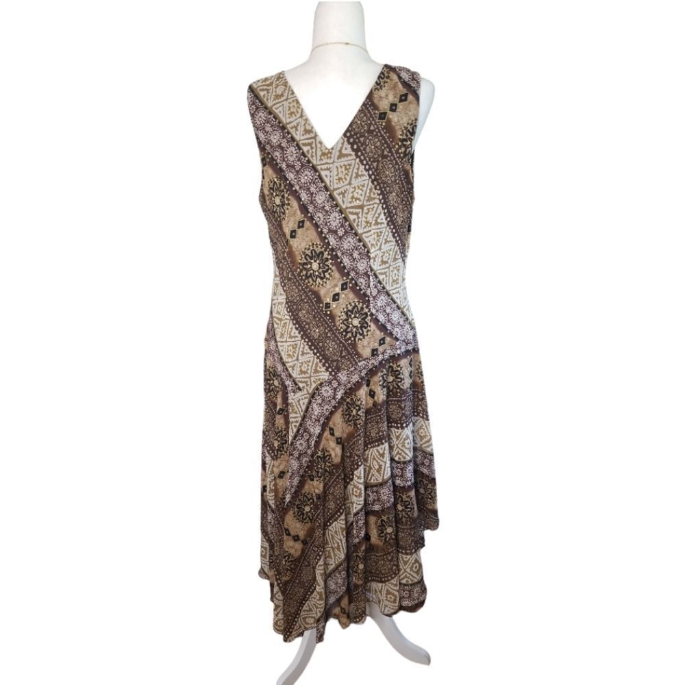 Rabbit Rabbit Rabbit Mid V-Neck Sleeveless Dress Size 16 - Picture 3 of 7